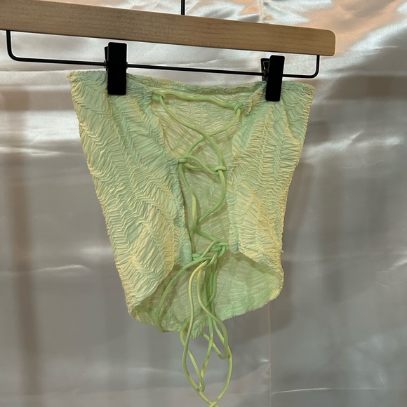 Tube top with laced back - Picture 2 of 2